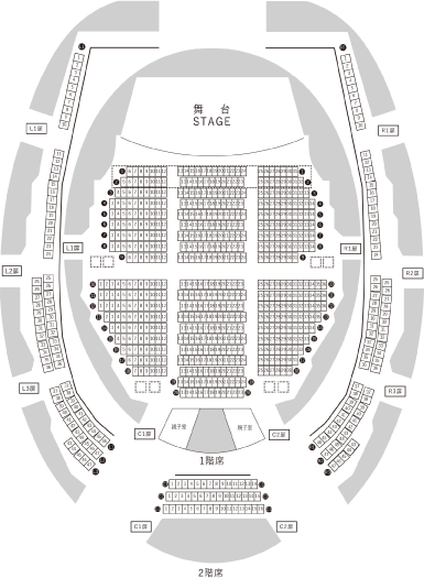 第一生命ホール座席表